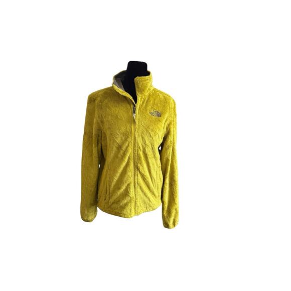 The North Face Osito Fleece Jacket Women’s Small S Yellow-Green High-Pile - Picture 1 of 5